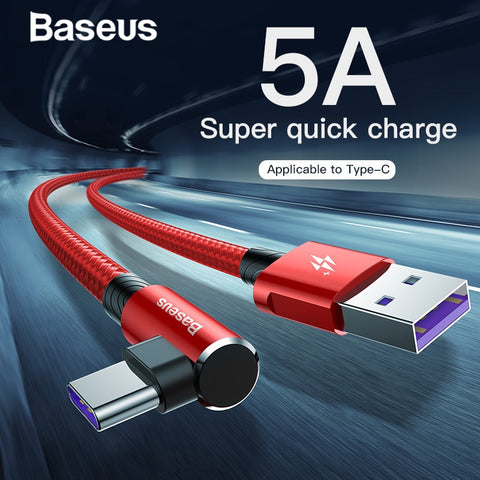 Baseus 5A Fast Charging Cable USB Type-C Cable